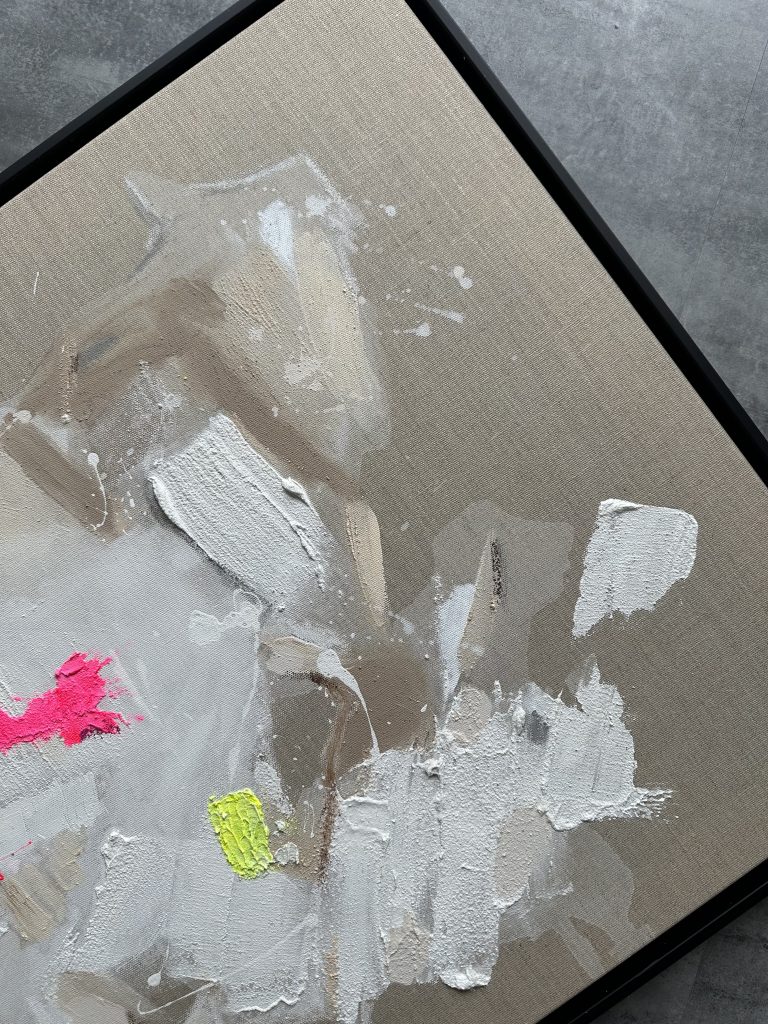 Abstraktes Kunstwerk Flash Lights von Künstlerin Viola-Victoria