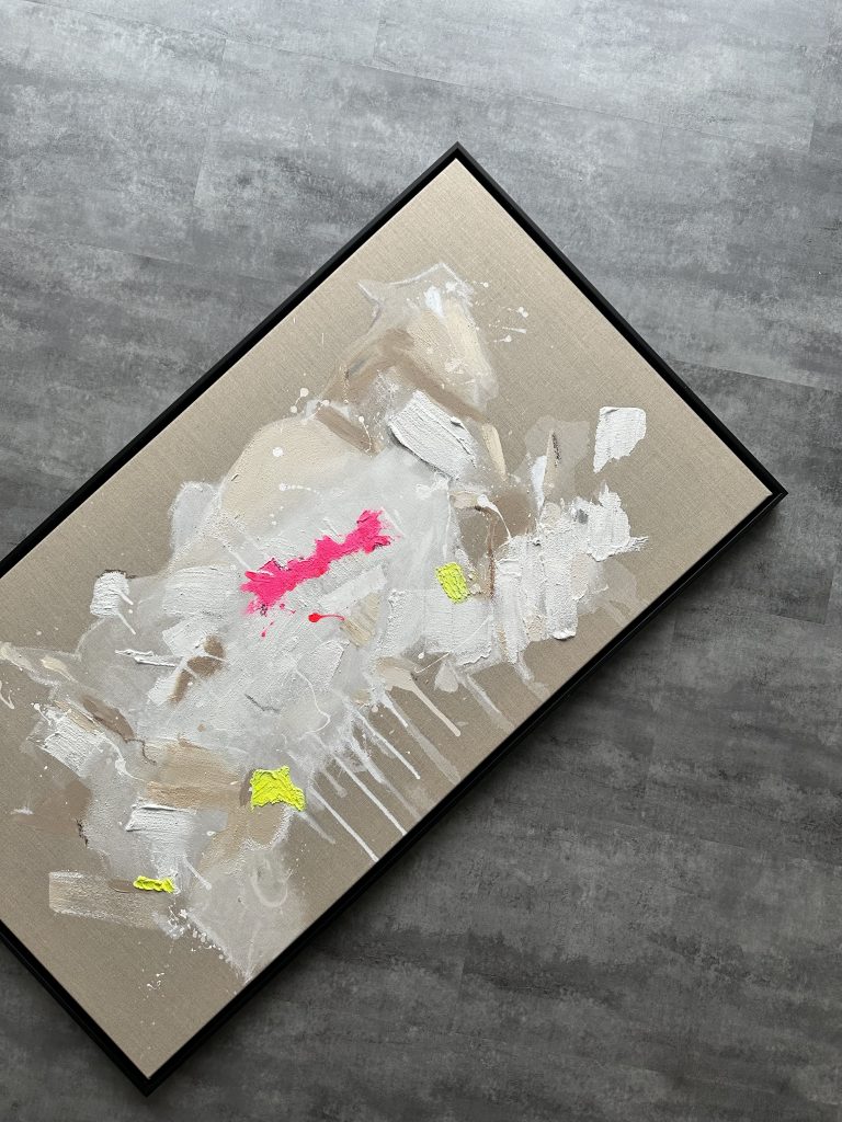 Abstraktes Kunstwerk Flash Lights von Künstlerin Viola-Victoria