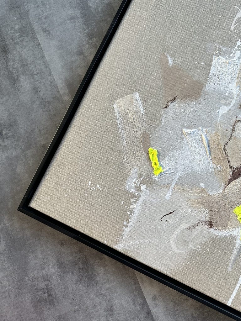 Abstraktes Kunstwerk Flash Lights von Künstlerin Viola-Victoria