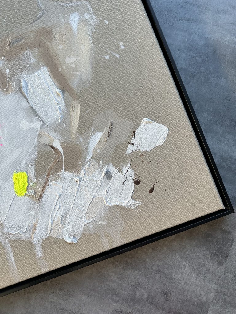 Abstraktes Kunstwerk Flash Lights von Künstlerin Viola-Victoria