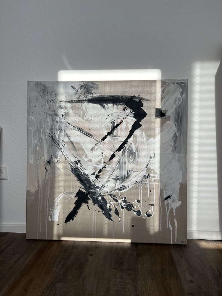Abstraktes Kunstwerk Symphony von Künstlerin Viola-Victoria