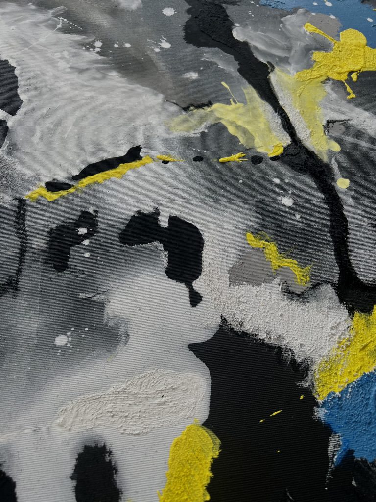 Abstraktes Kunstwerk Create your own Universe von Künstlerin Viola-Victoria