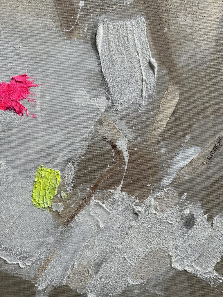 Abstraktes Kunstwerk Flash Lights von Künstlerin Viola-Victoria