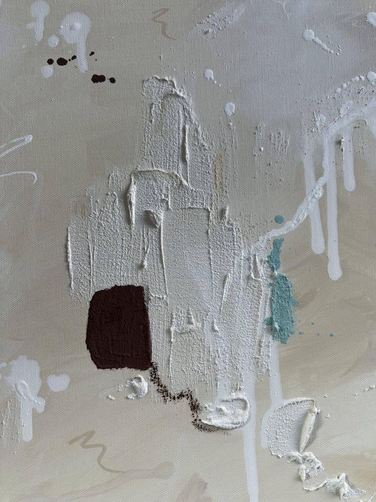 Abstraktes Kunstwerk Ice Breaker II von Künstlerin Viola-Victoria