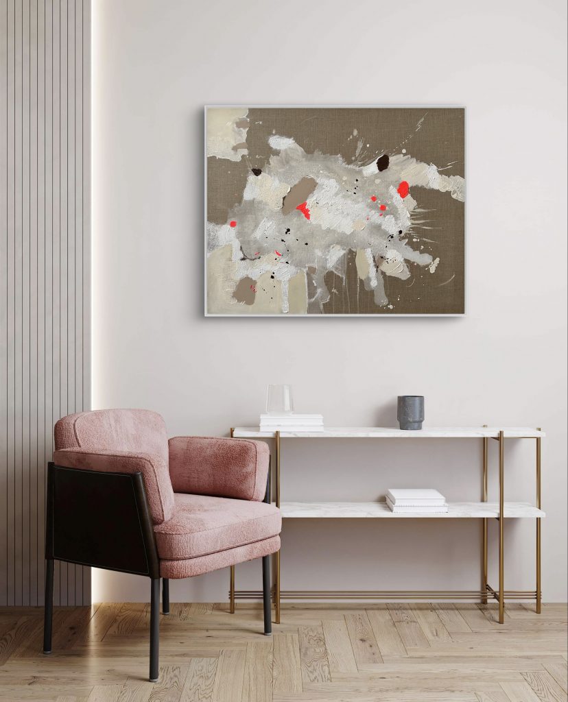 Abstraktes Kunstwerk Stay Wild II von Künstlerin Viola-Victoria