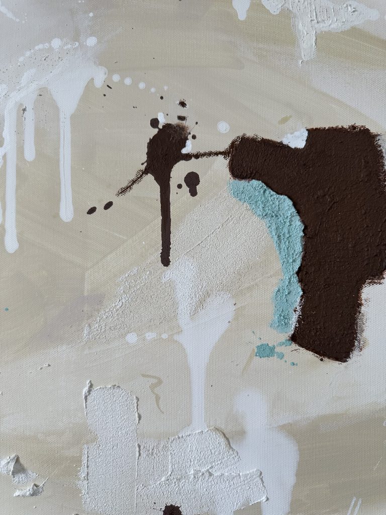 Abstraktes Kunstwerk Ice Breaker II von Künstlerin Viola-Victoria