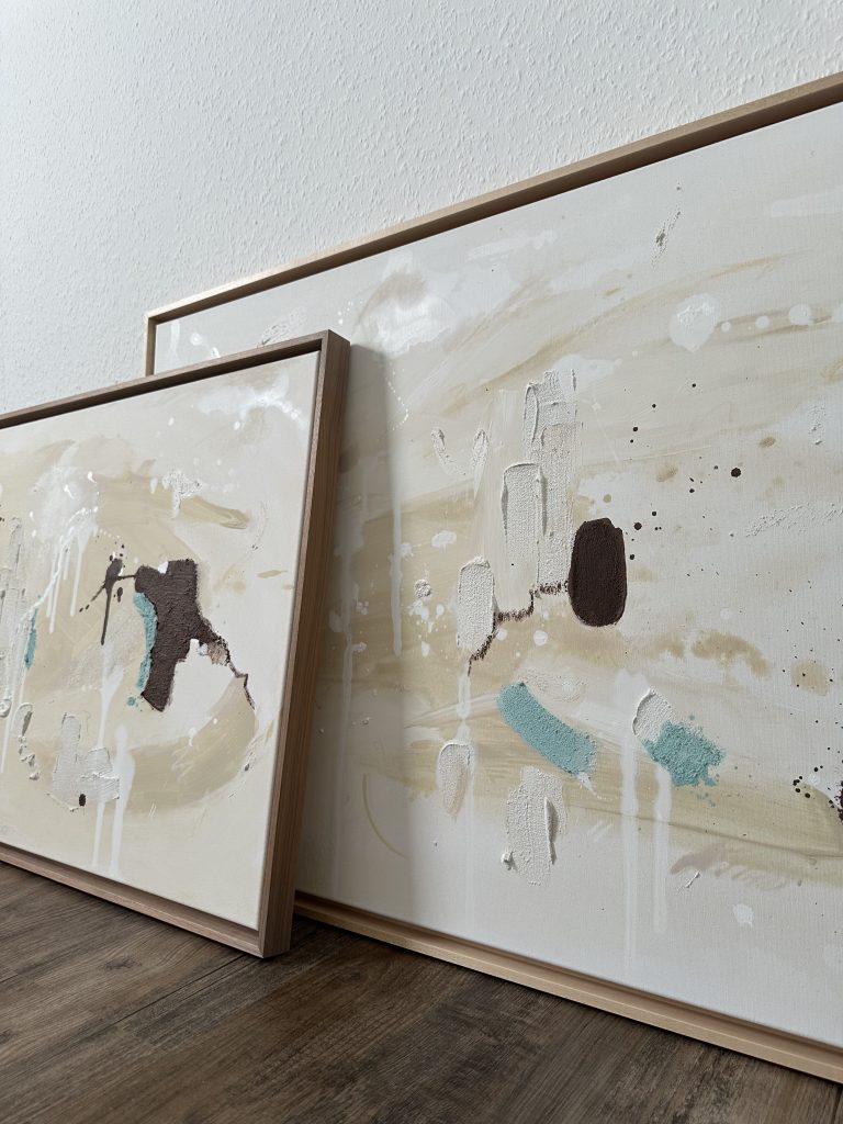 Abstraktes Kunstwerk Ice Breaker I von Künstlerin Viola-Victoria