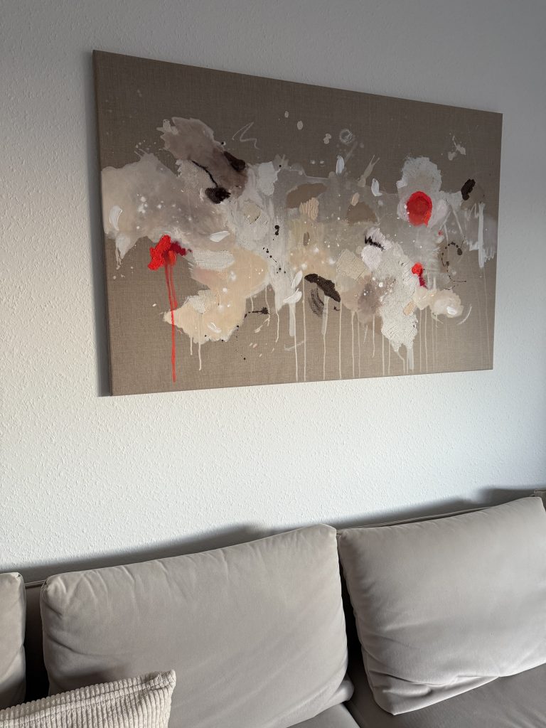 Abstraktes Kunstwerk Stay Wild I von Künstlerin Viola-Victoria