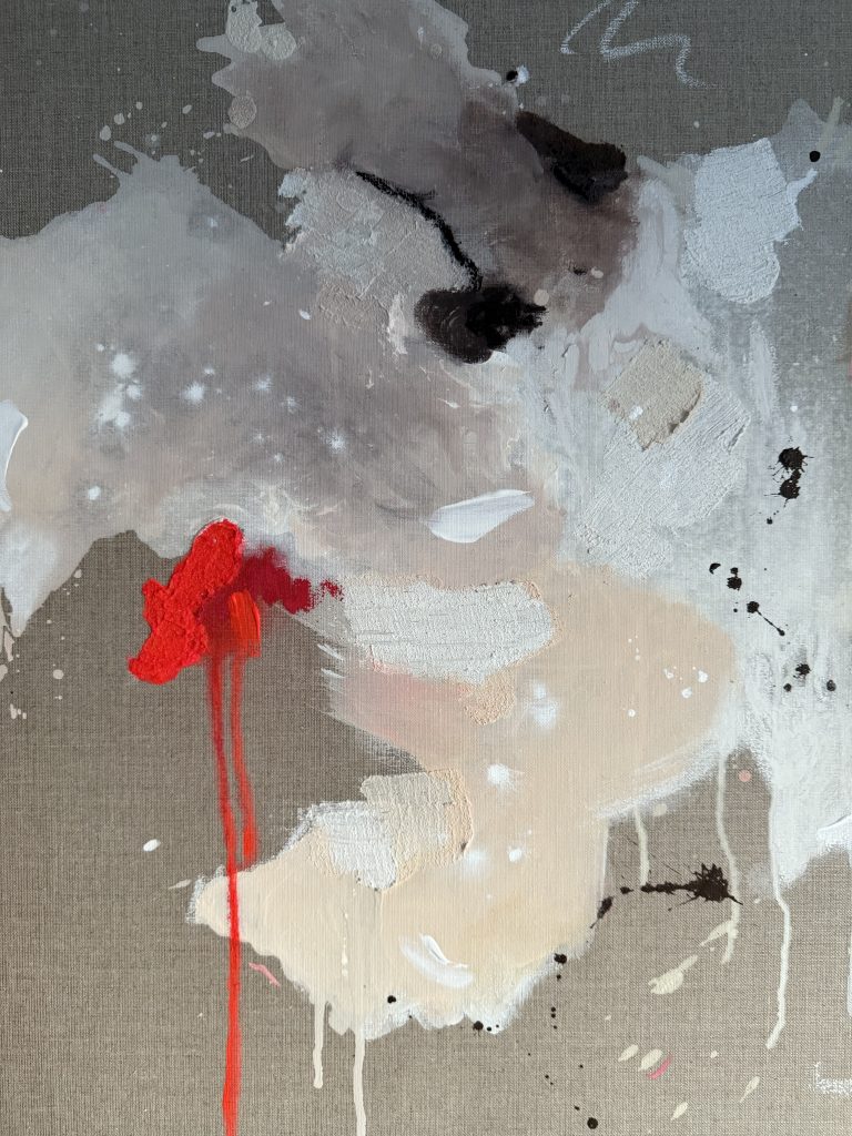 Abstraktes Kunstwerk Stay Wild I von Künstlerin Viola-Victoria