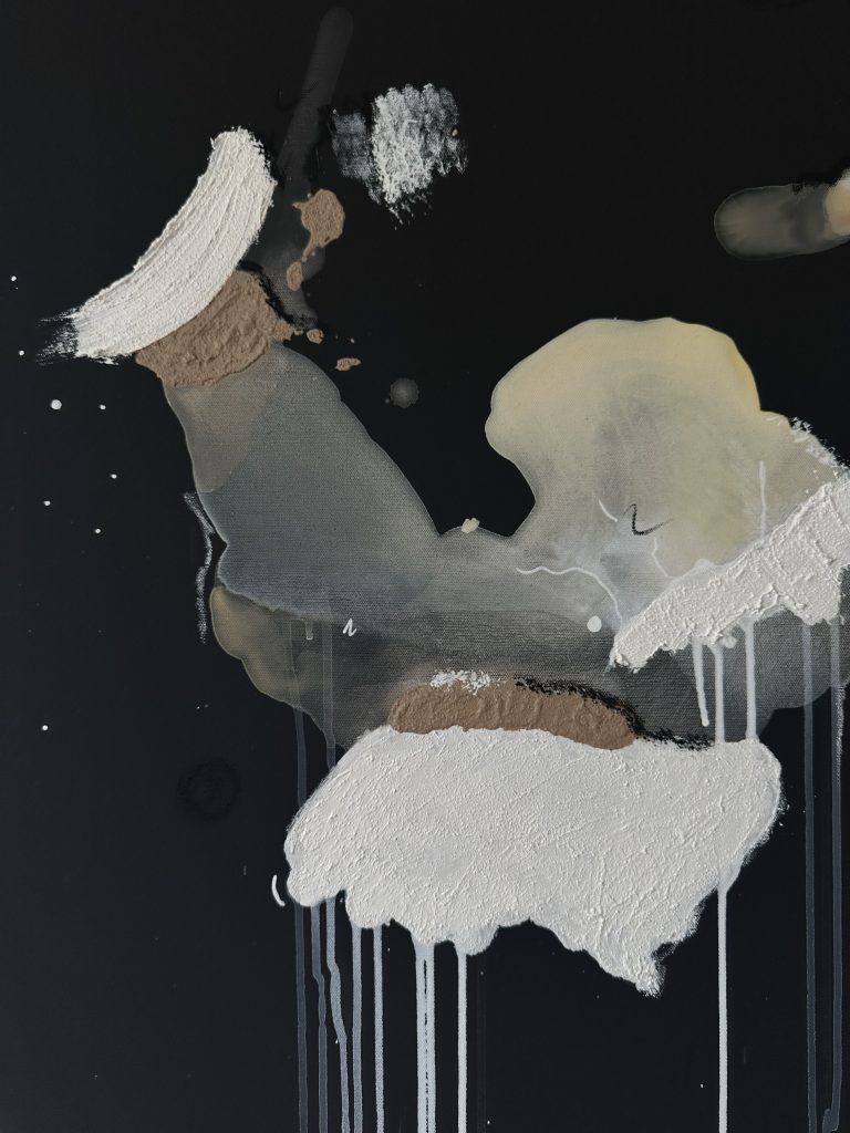 Abstraktes Kunstwerk Dreams I von Künstlerin Viola-Victoria