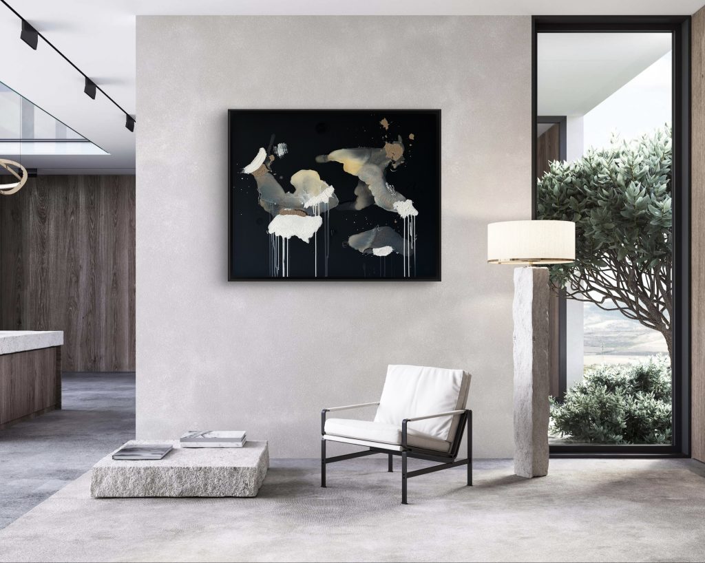 Abstraktes Kunstwerk Dreams I von Künstlerin Viola-Victoria