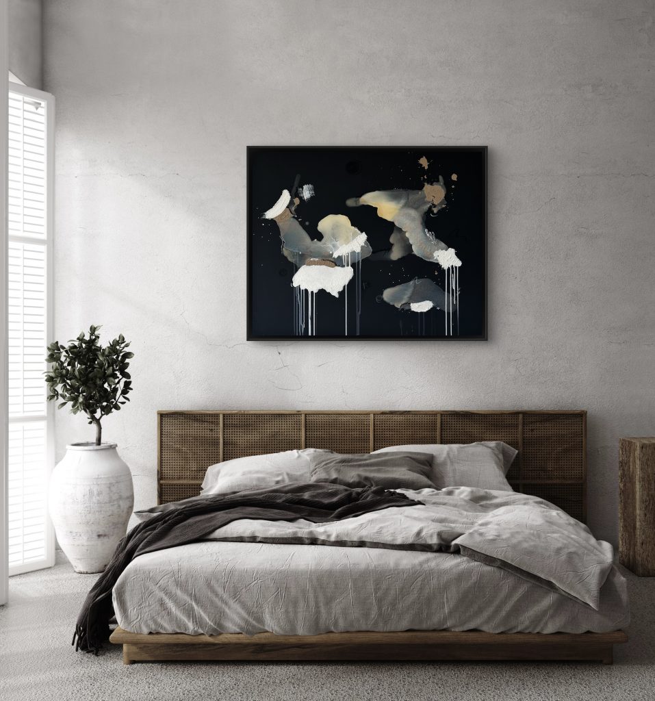 Abstraktes Kunstwerk Dreams I von Künstlerin Viola-Victoria