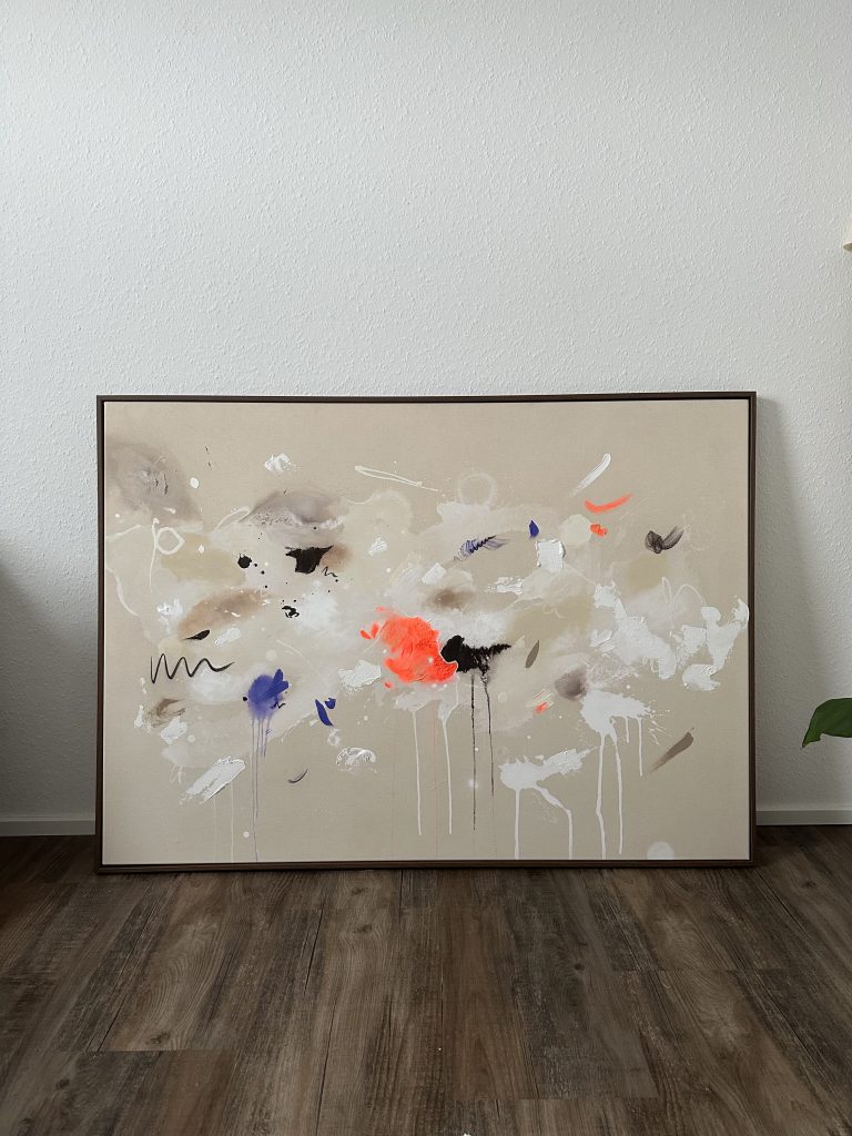 Abstraktes Kunstwerk Hope I von Künstlerin Viola-Victoria