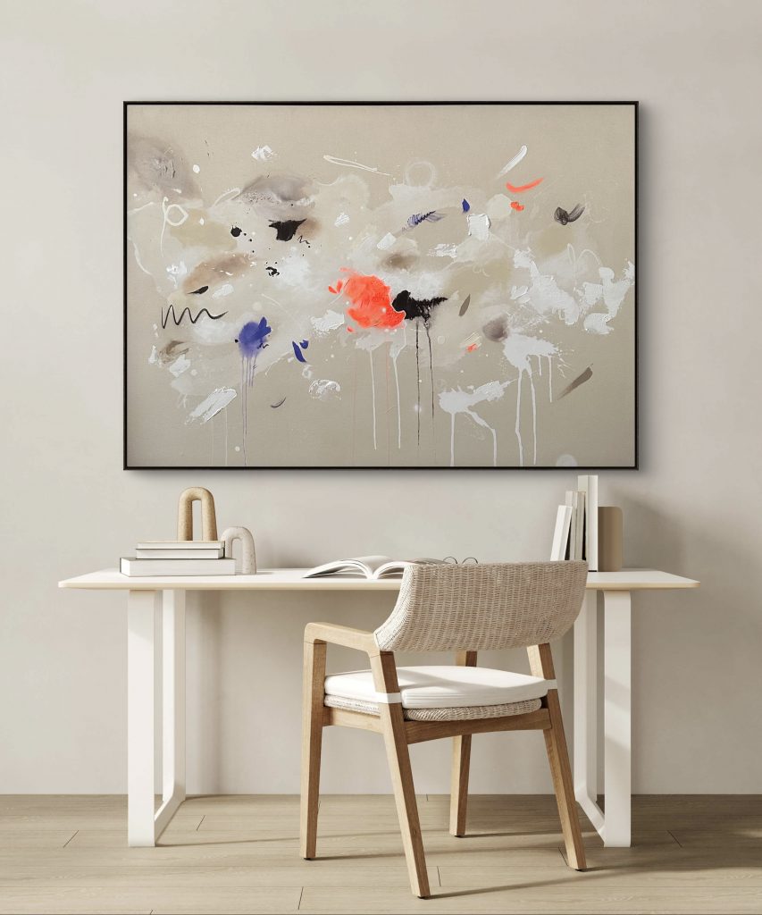 Abstraktes Kunstwerk Hope I von Künstlerin Viola-Victoria